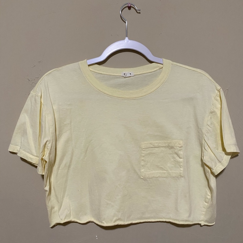 Yellow Crop Top